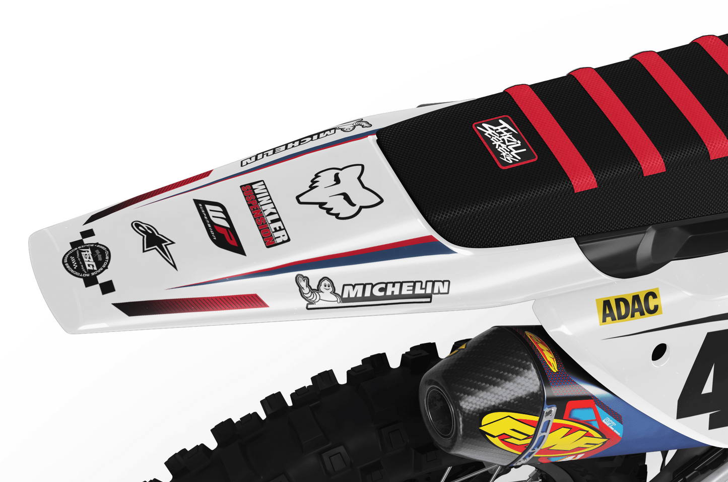 Husqvarna "AB Flash Red/Blue" KIT