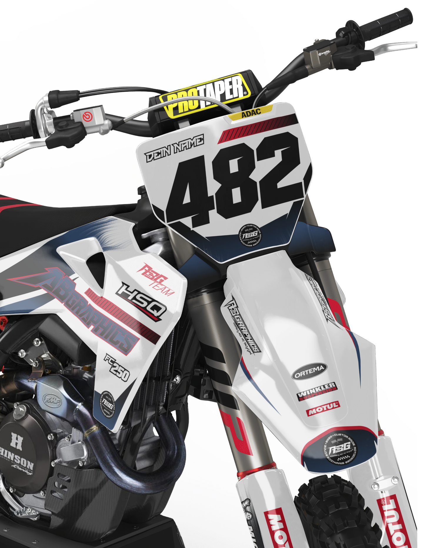 Husqvarna "AB Flash Red/Blue" KIT