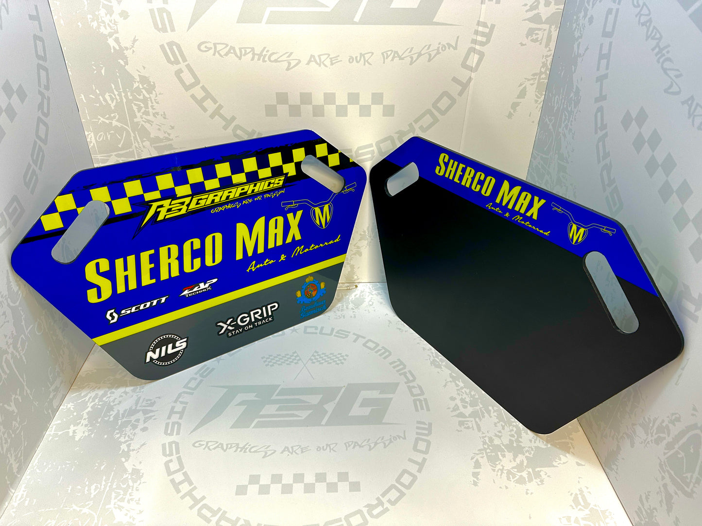 CUSTOM MX Pitboard mit Dekor