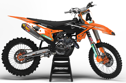 KTM "Slash Black/Orange " KIT