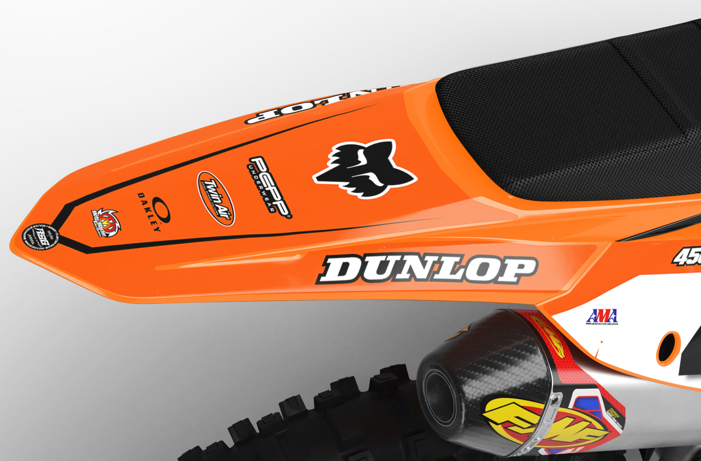 KTM "Slash Black/Orange " KIT