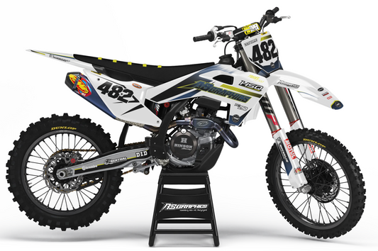 Husqvarna "AB Flash Yellow/Blue" KIT