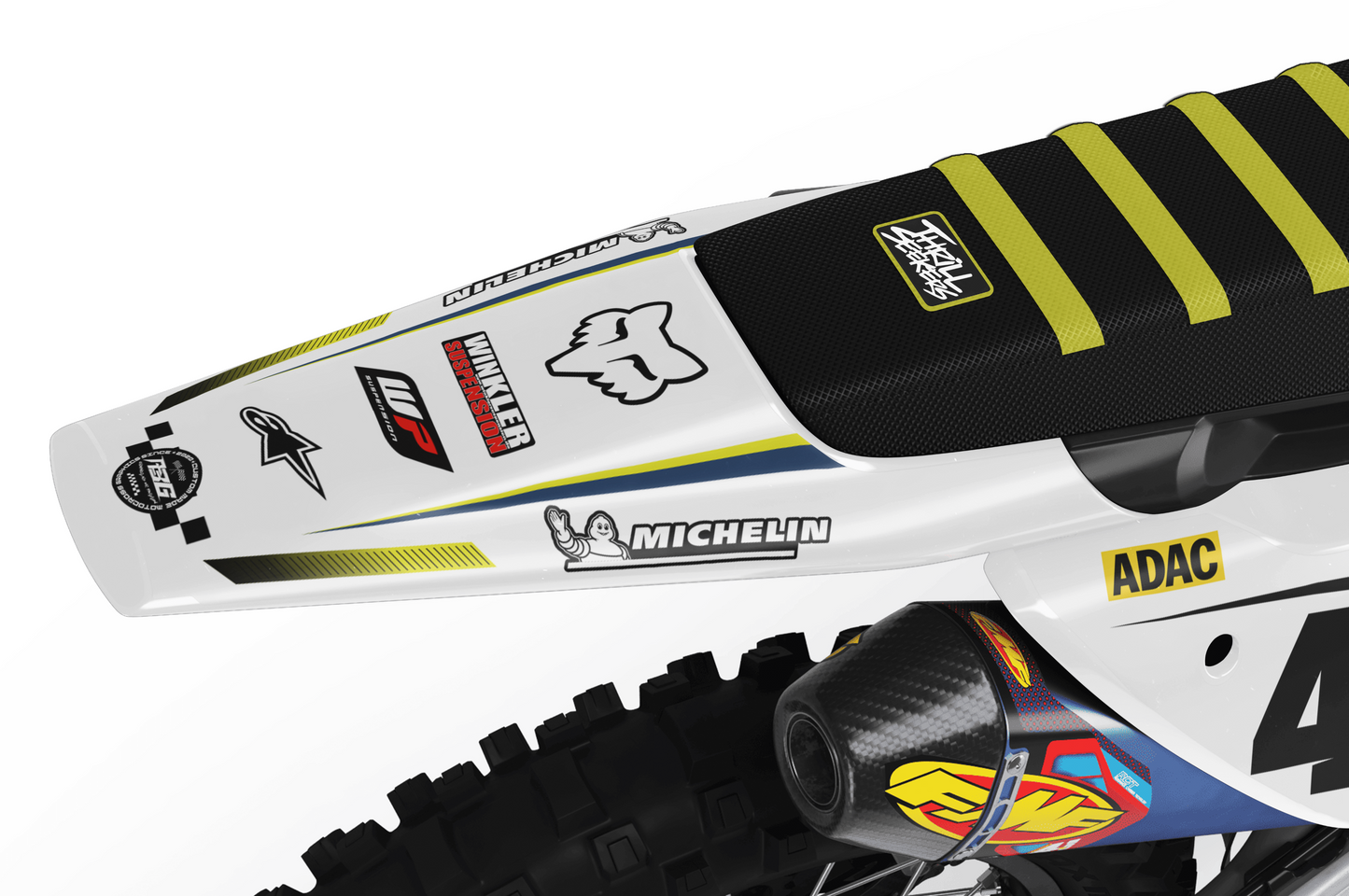 Husqvarna "AB Flash Yellow/Blue" KIT