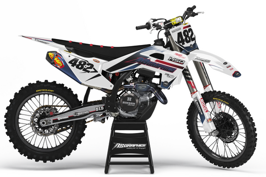 Husqvarna "AB Flash Red/Blue" KIT