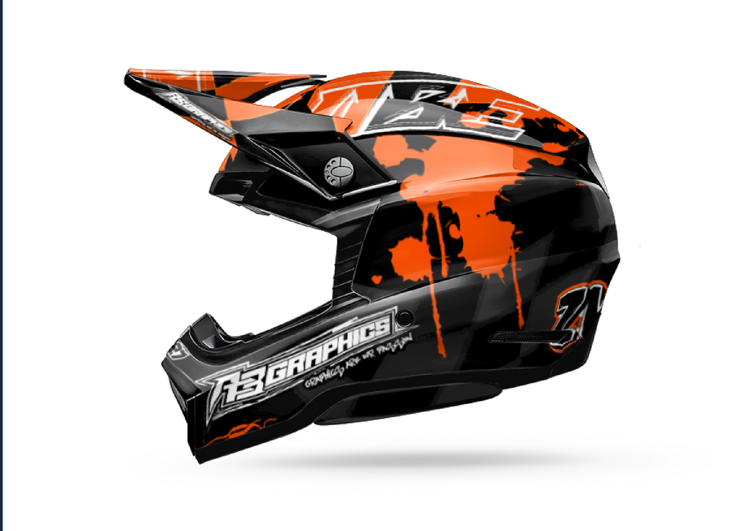 Helm Dekor "Destroyed"