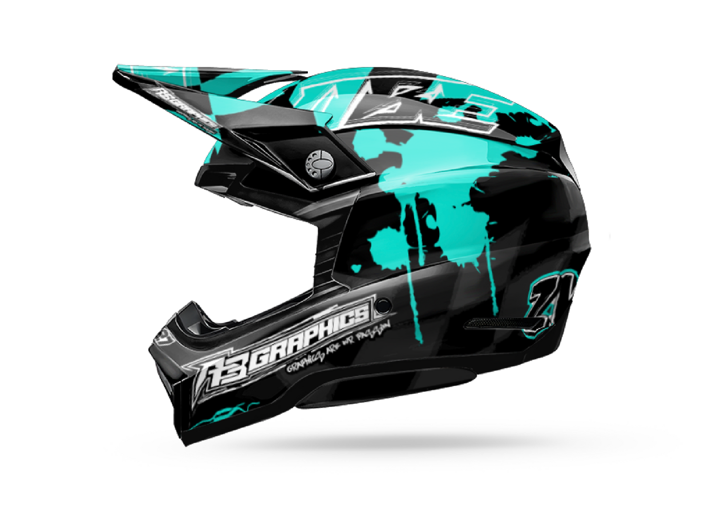 Helm Dekor "Destroyed"