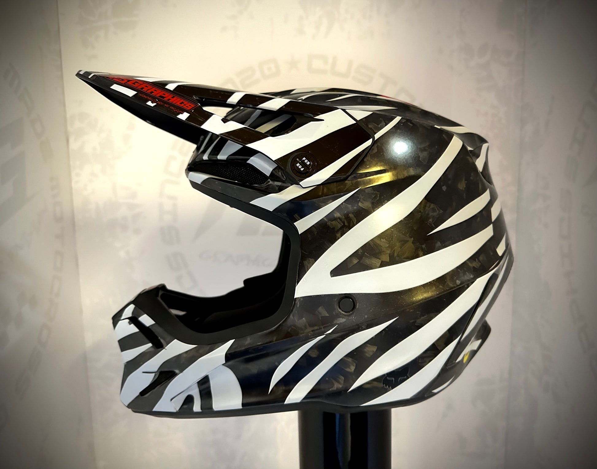 fahrradhelm bekleben Helm Dekor "Full Custom" – AB GRAPHICS