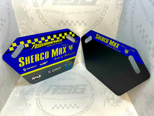 CUSTOM MX Pitboard mit Dekor