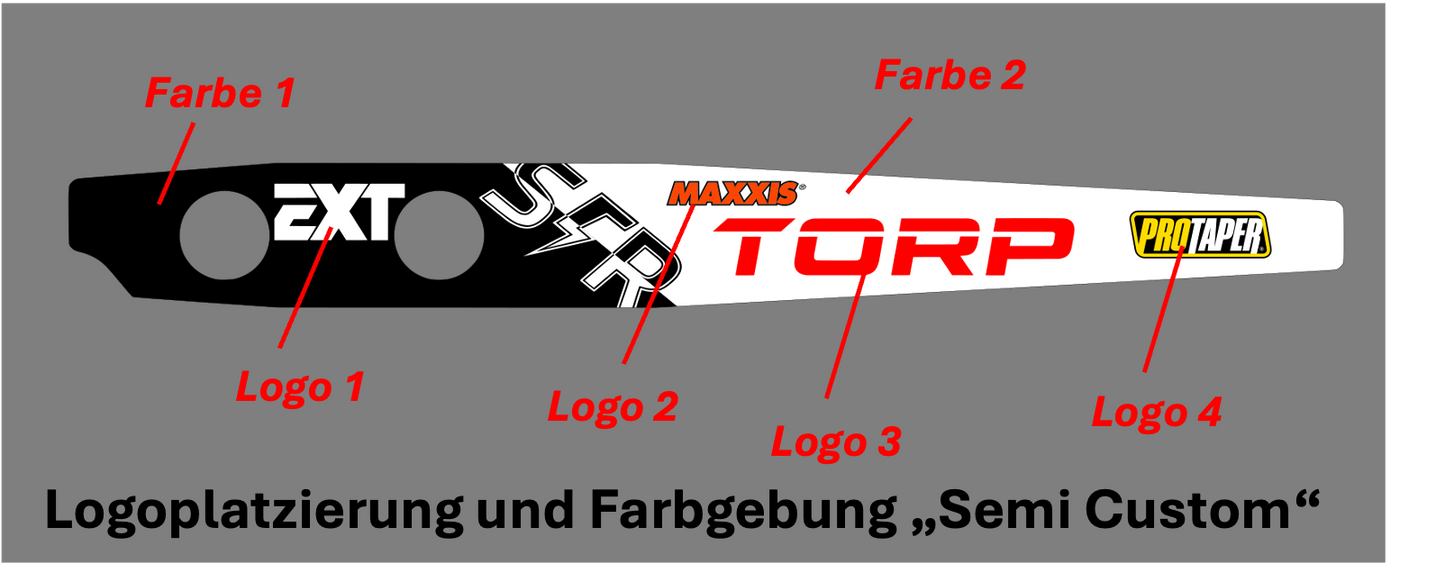Custom Schwingenaufkleber für Surron SFR Pro Swingarm