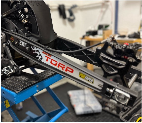 Custom Schwingenaufkleber für Surron SFR Pro Swingarm